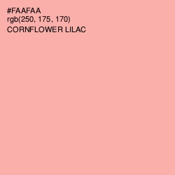 #FAAFAA - Cornflower Lilac Color Image